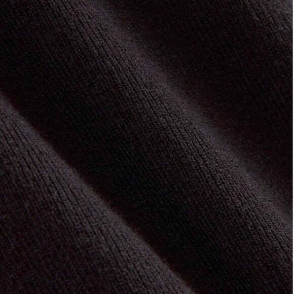 NWT Everlane Knit Polo Dress Black XL - Picture 4 of 5